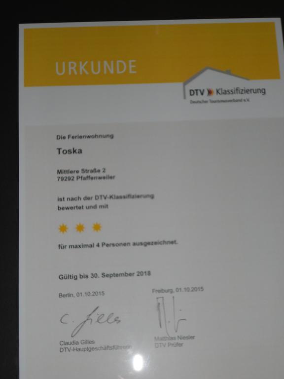 Ferienwohnung Toska 파펜바일러 외부 사진